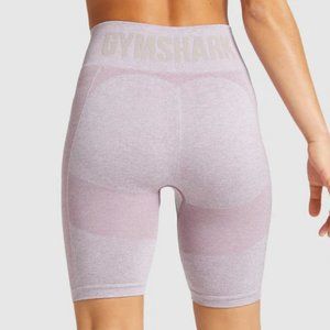 Gymshark Flex Cycling Shorts - Purple Marl/Grey